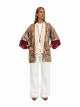 KIMONO SORRENTO CORTO SABBIA