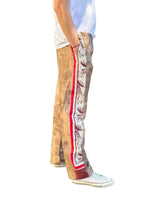 DOLCE FAR NIENTE UNISEX SABBIA - PANTALONE IN COTONE A BARRÈ FLOREALE