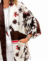 KIMONO AMALFI CORTO BURRO