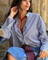CAMICIA OVER A RIGHE