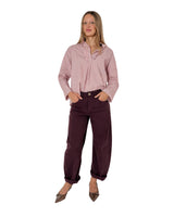 JEANS LUNA BAGGY VINO
