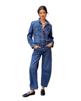 PANTALONE LUNA BAGGY DENIM NAVY
