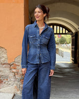 CAMICIA DENIM STRETCH