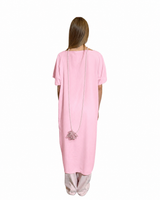 T-SHIRT FRACH IN CREPE DE CHIN PINK
