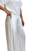 PANTALONE IN VISCOSA CON ELASTICO NUVOLA