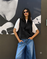 GILET IN FELPA BLACK