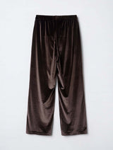 Pantalone velluto devoré vino – sfilata