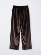 Pantalone velluto devoré vino – sfilata