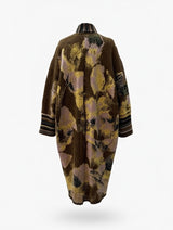 Cappotto jacquard giallo mocha – sfilata