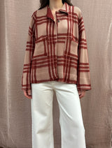 Giacchino jacquard rosso – sfilata