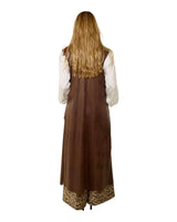 GILET LUNGO CON FRANGE ECO SUEDE