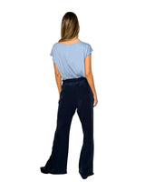 PANTALONE IN CREPE DE CHINE