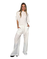 PANTALONE IN CREPE DE CHINE