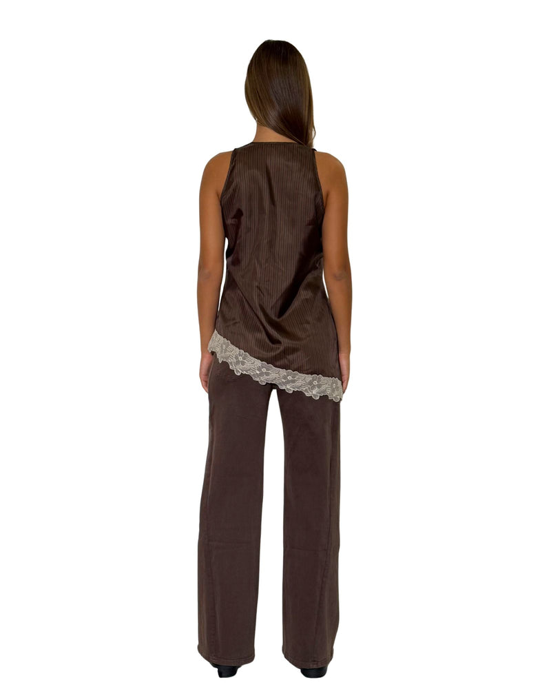 VEGA TANK TOP - with antique lace