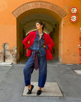 PANTALONE LUNA BAGGY DENIM NAVY