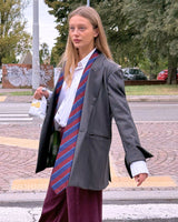 BLAZER DOPPIOPETTO GARÇON ANTRACITE LIEVEMENTE GESSATO