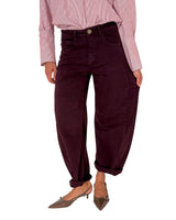 JEANS LUNA BAGGY VINO