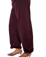 JEANS LUNA BAGGY VINO