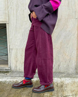 JEANS LUNA BAGGY VINO