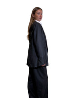 BLAZER DOPPIOPETTO GARÇON ANTRACITE LIEVEMENTE GESSATO