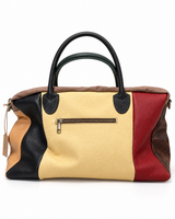 BORSA IN PELLE OTTAVIA COLOR BLOCK