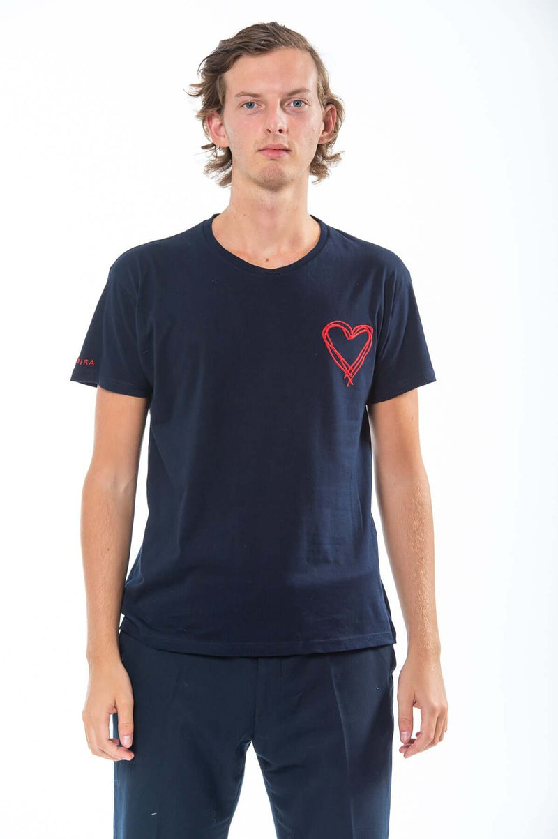 T-SHIRT UOMO ROSSO BLU