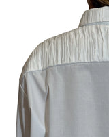 CAMICIA IN COTONE CON DETTAGLI PLISSÉ