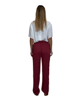 PANTALONE IN PLISSÉ CORTECCIA PEONIA