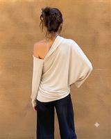 BLUSA ASIMMETRICA PANNA
