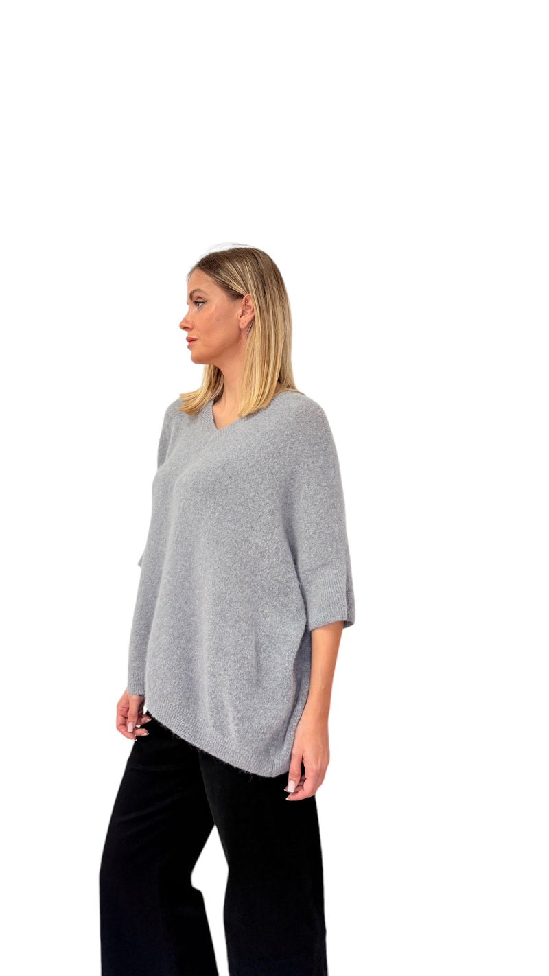 Poncho Abelia Grigio