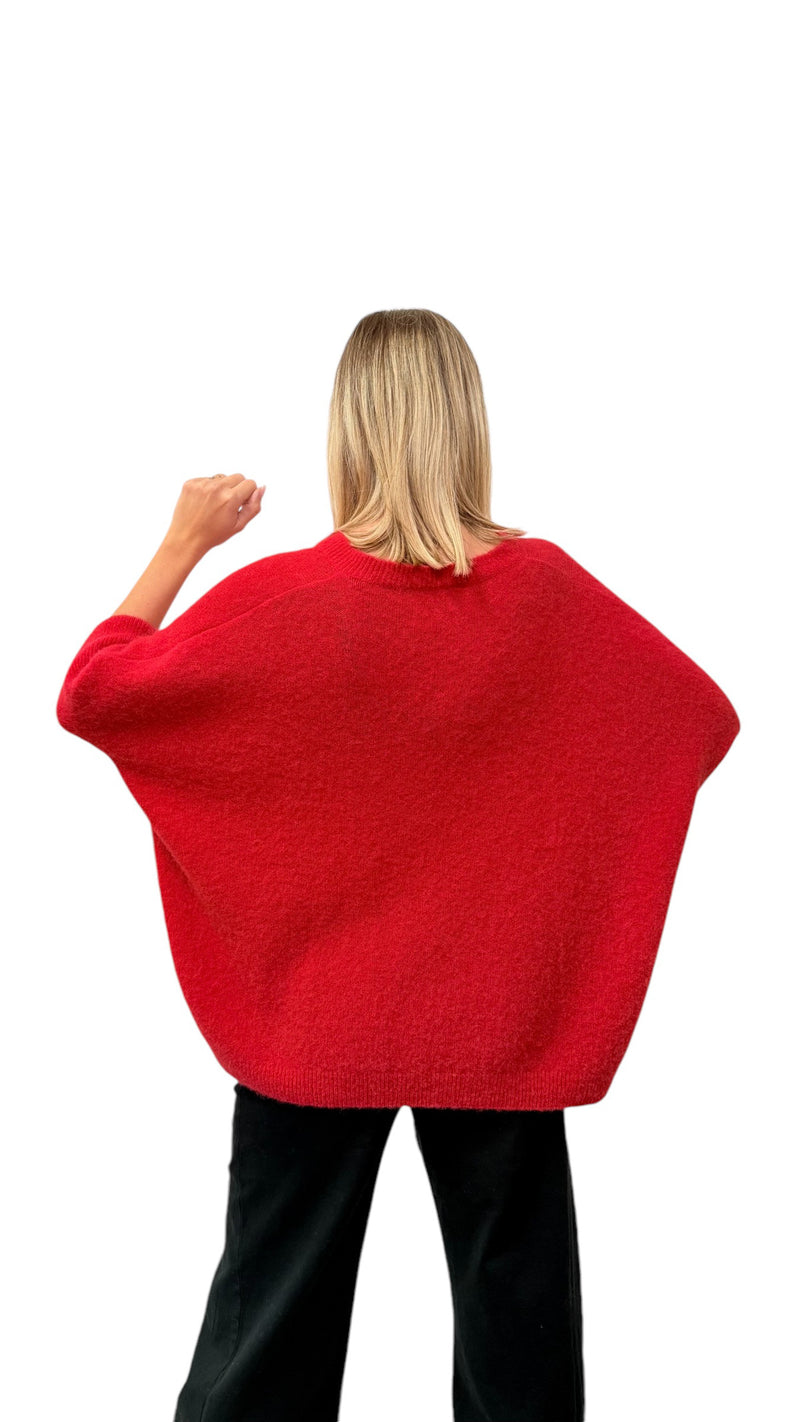 Poncho Abelia Rosso