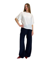 T-SHIRT IN CREPE DE CHINE