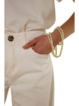 JEANS LUNA BAGGY BIANCO
