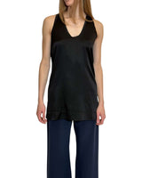 CANOTTA IN SETA NERA