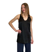 CANOTTA IN SETA NERA