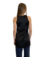 CANOTTA IN SETA NERA