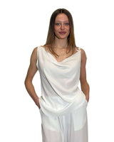 TOP IN CREPE DE CHINE NUVOLA