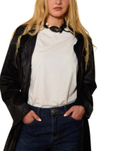 TRENCH LUNGO ECO SUEDE