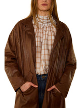 TRENCH LUNGO ECO SUEDE