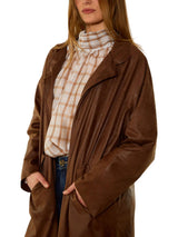 TRENCH LUNGO ECO SUEDE